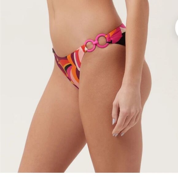 Trina Turk Fan Fair Triangle Top & Fan Faire Ring Hipster Bottom Size 10 - Picture 2 of 11